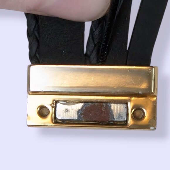 (2/$20) Metallic Black & Gold Multistrand Magnetic Bracelet - Picture 6 of 7